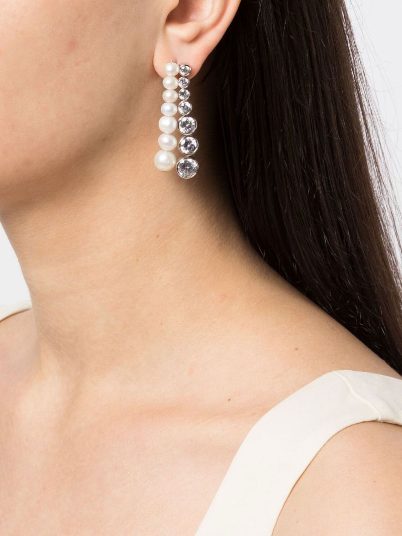 Sterling Silver Pearl Drop Earrings