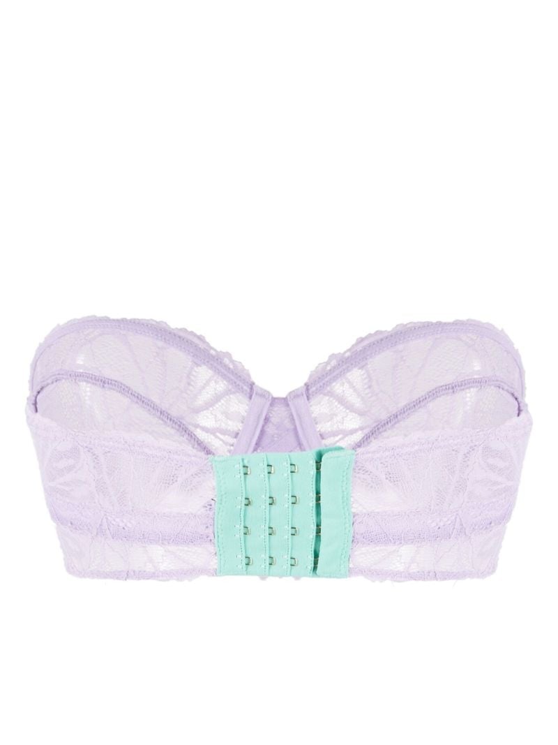 Purple Anais Lace Strapless Bra