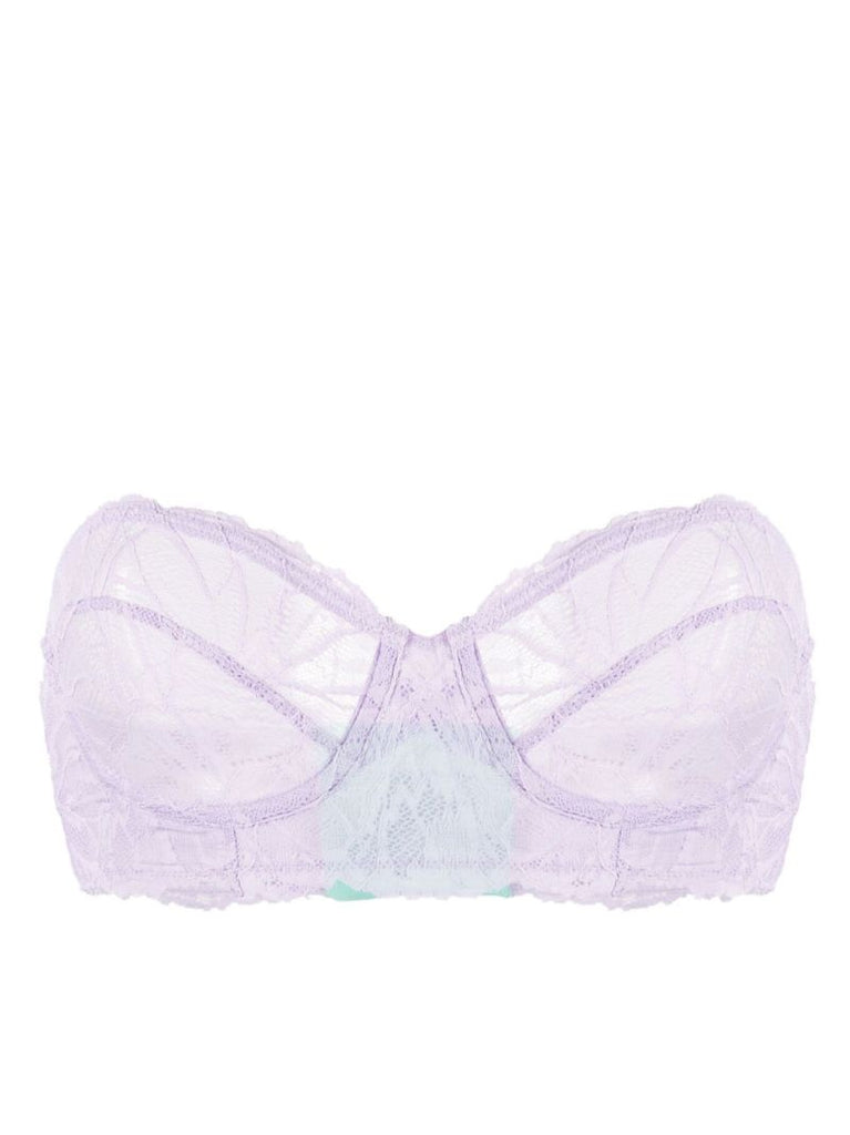 Purple Anais Lace Strapless Bra