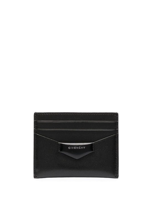 Black Antigona Leather Card Holder