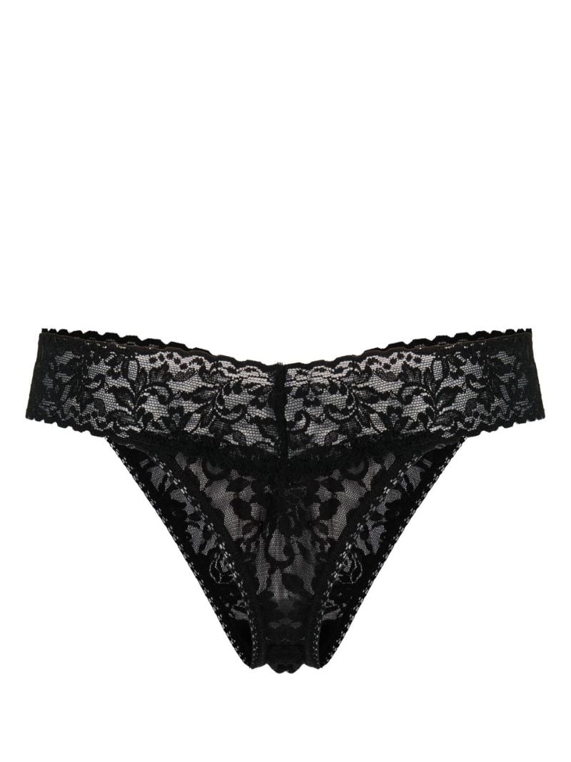 Multicolour Lace Thong Set