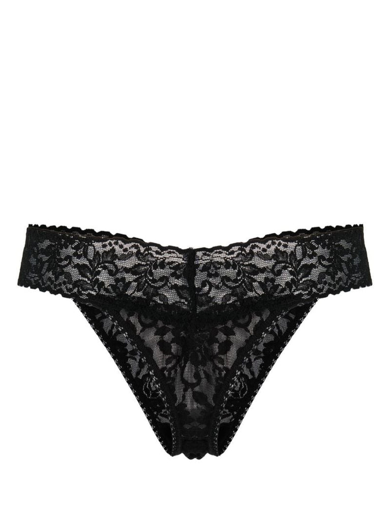 Multicolour Lace Thong Set
