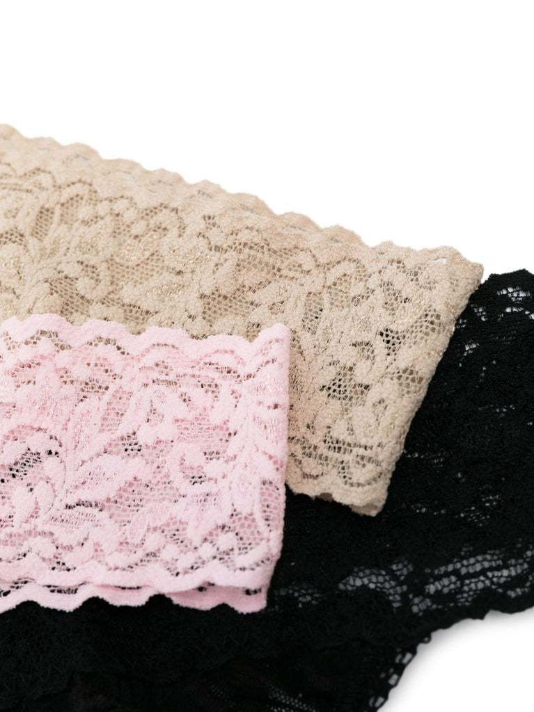 Multicolour Lace Thong Set