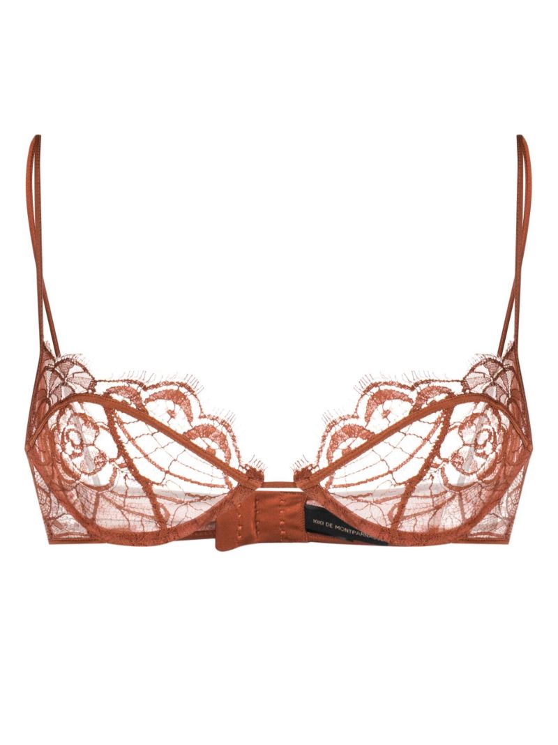 Brown Coquette Demi Bra