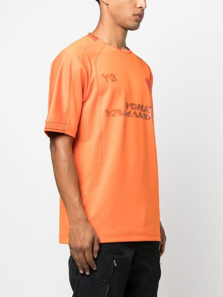 Orange Football T-shirt