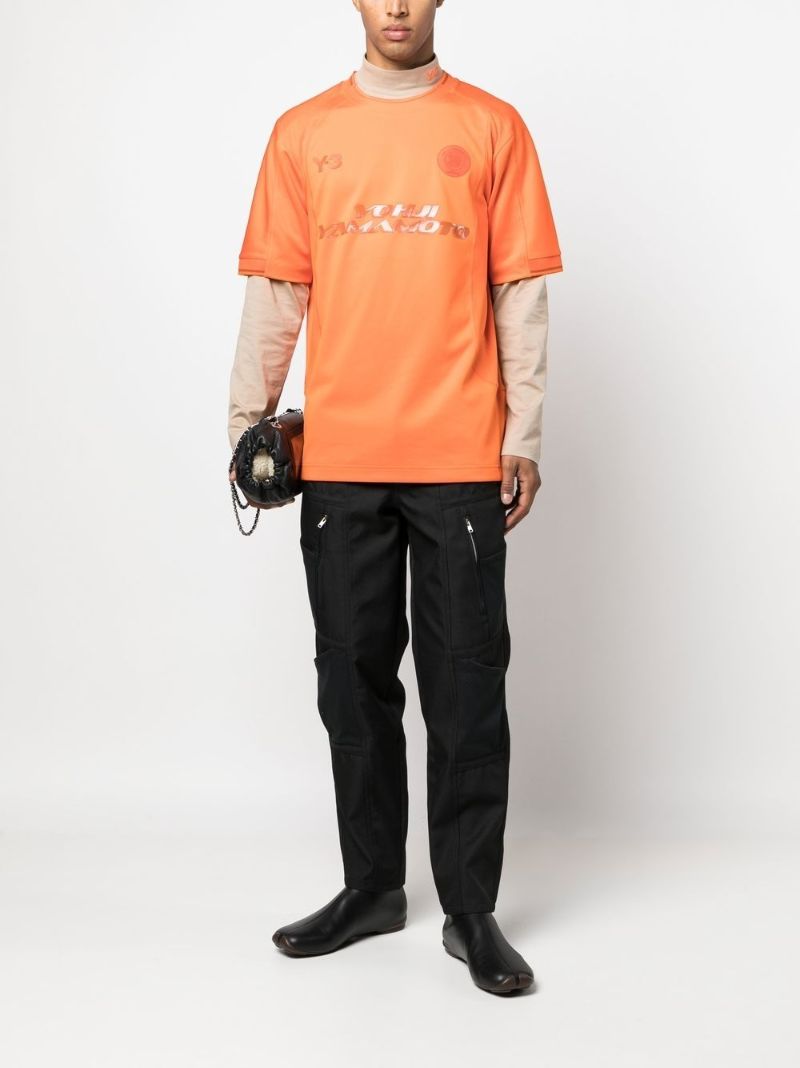 Orange Football T-shirt