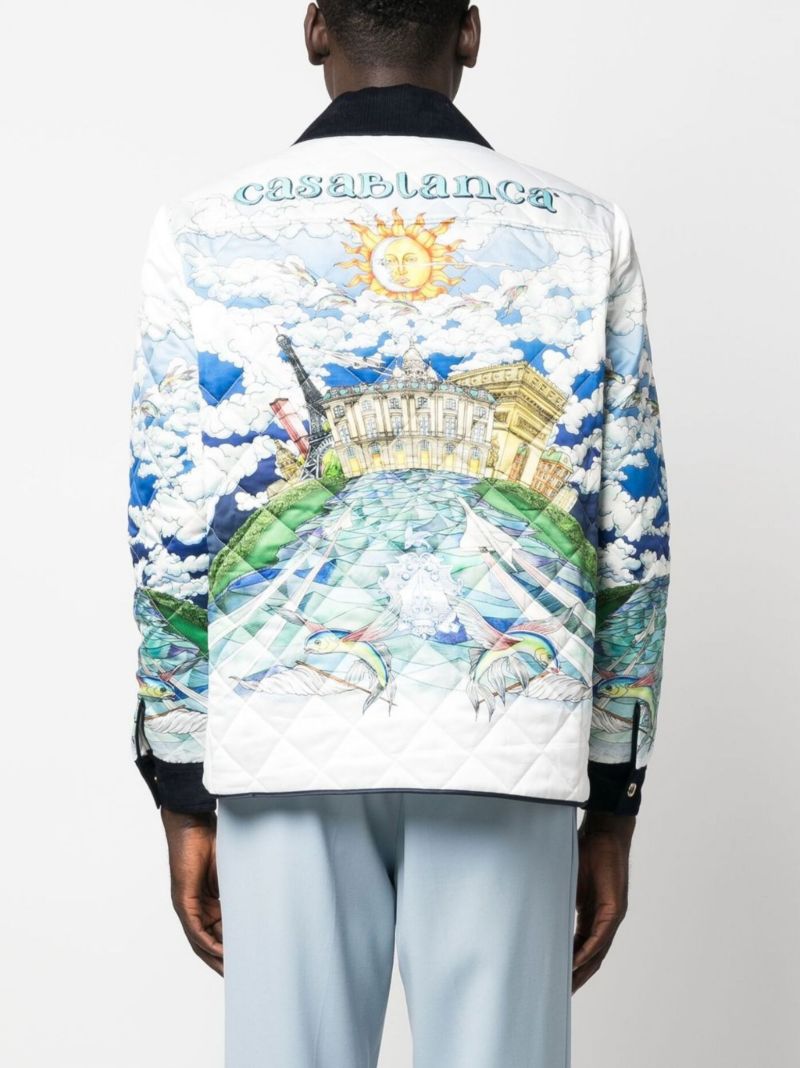 Blue Le Vol Ideal Quilted Jacket