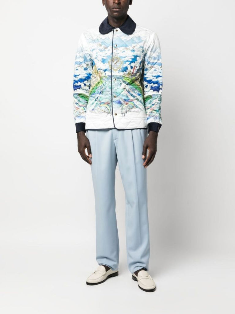 Blue Le Vol Ideal Quilted Jacket