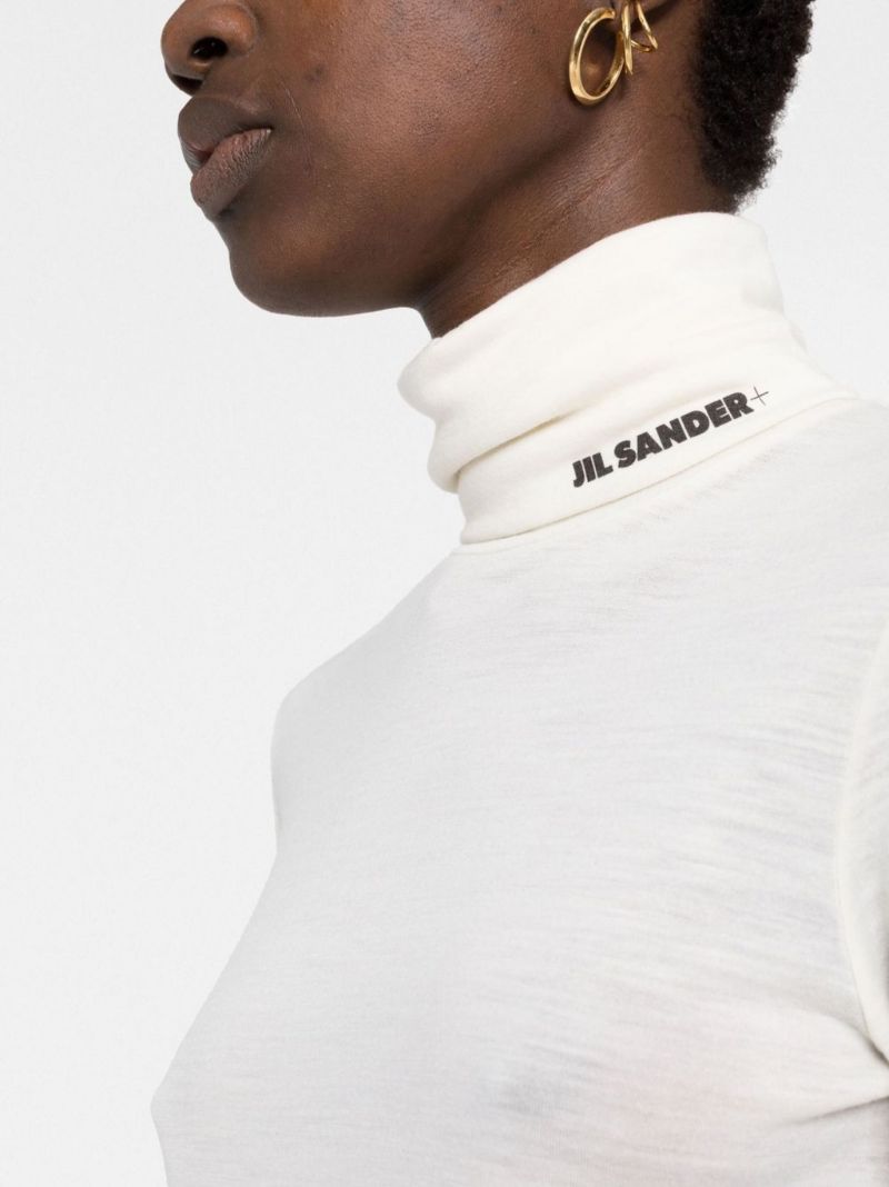 Logo-print Roll-neck Top