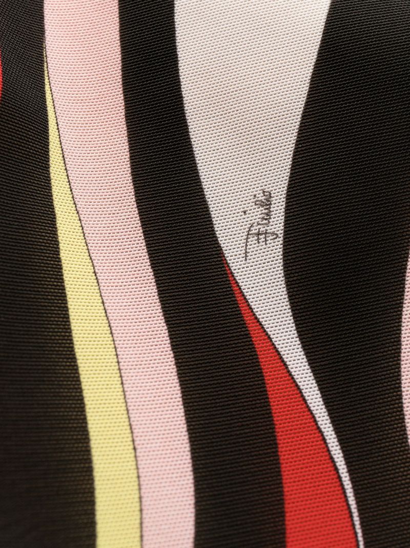 Black Marmo-print Mini Dress