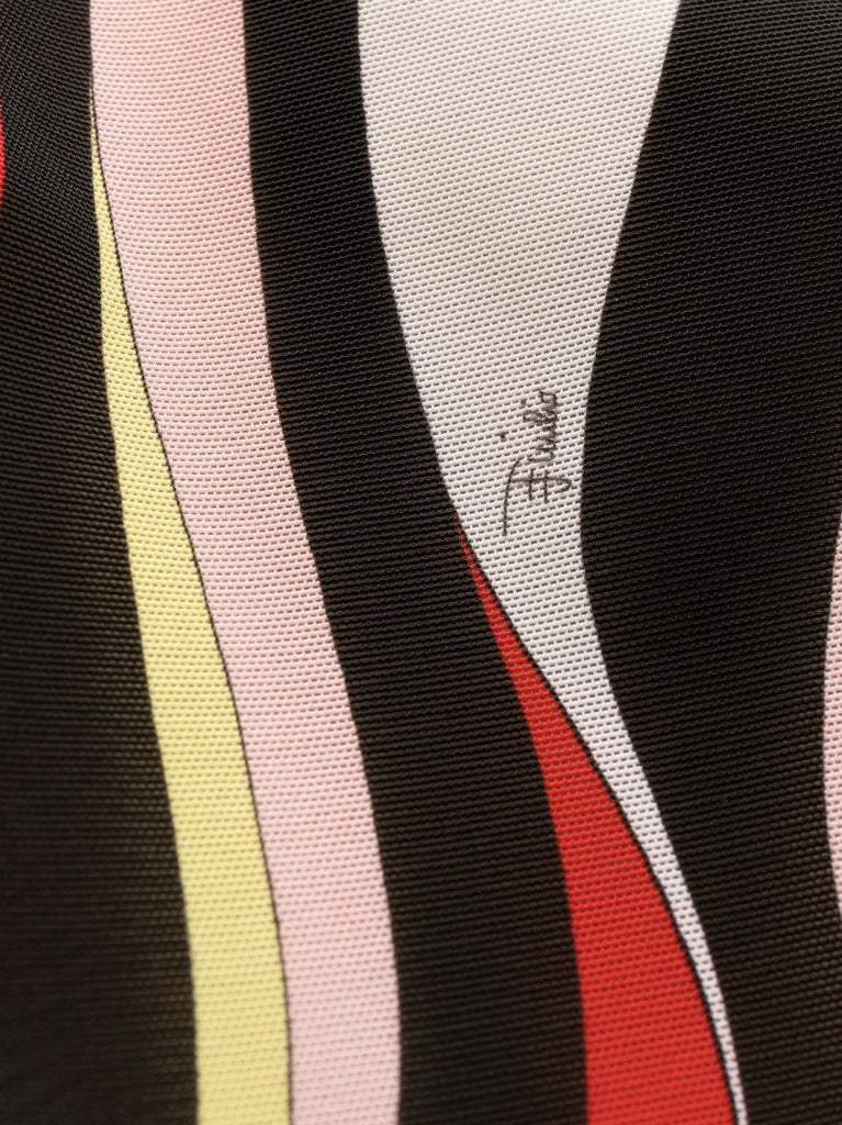 Black Marmo-print Mini Dress