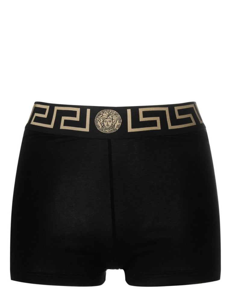 Black Greca Shorts