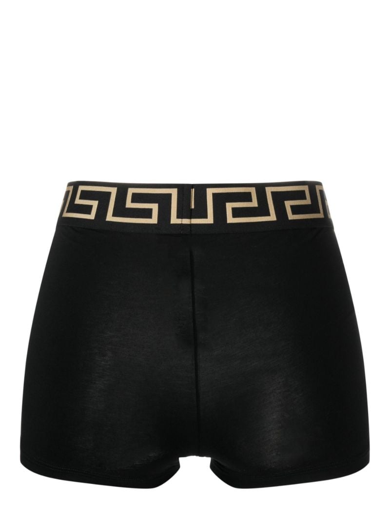 Black Greca Shorts