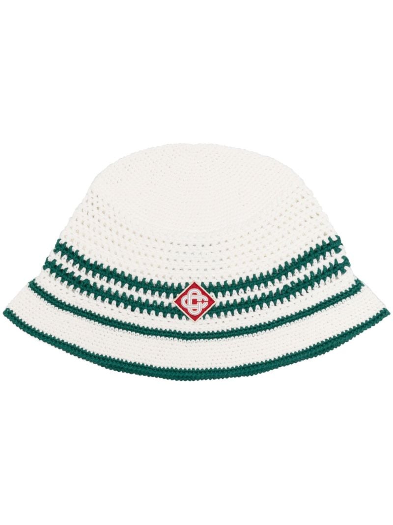 White Logo Crochet Heat
