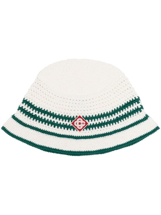 White Logo Crochet Heat
