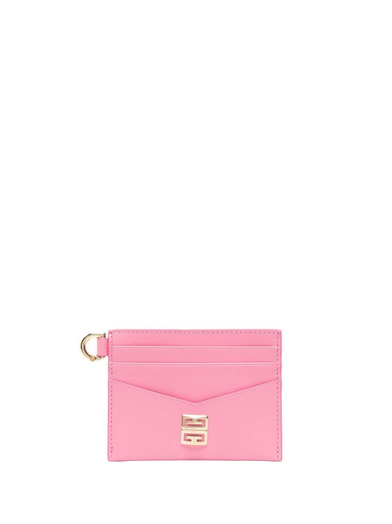 Pink 4g Leather Card Holder