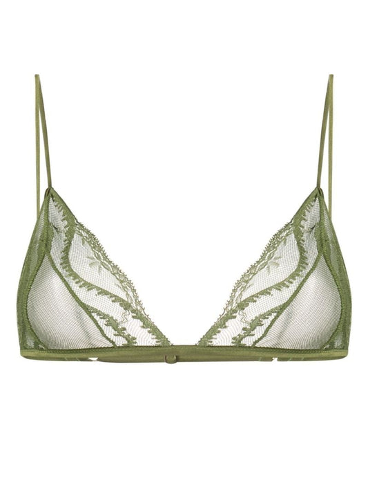 Green Leche Moi Lace Bra