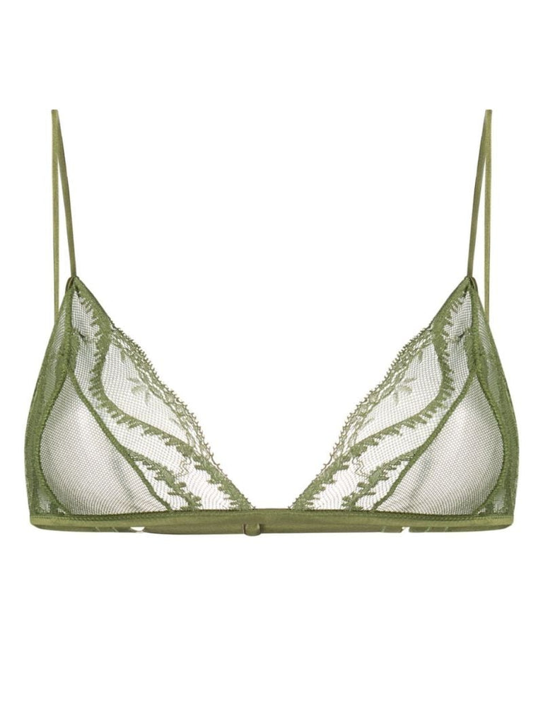 Green Leche Moi Lace Bra