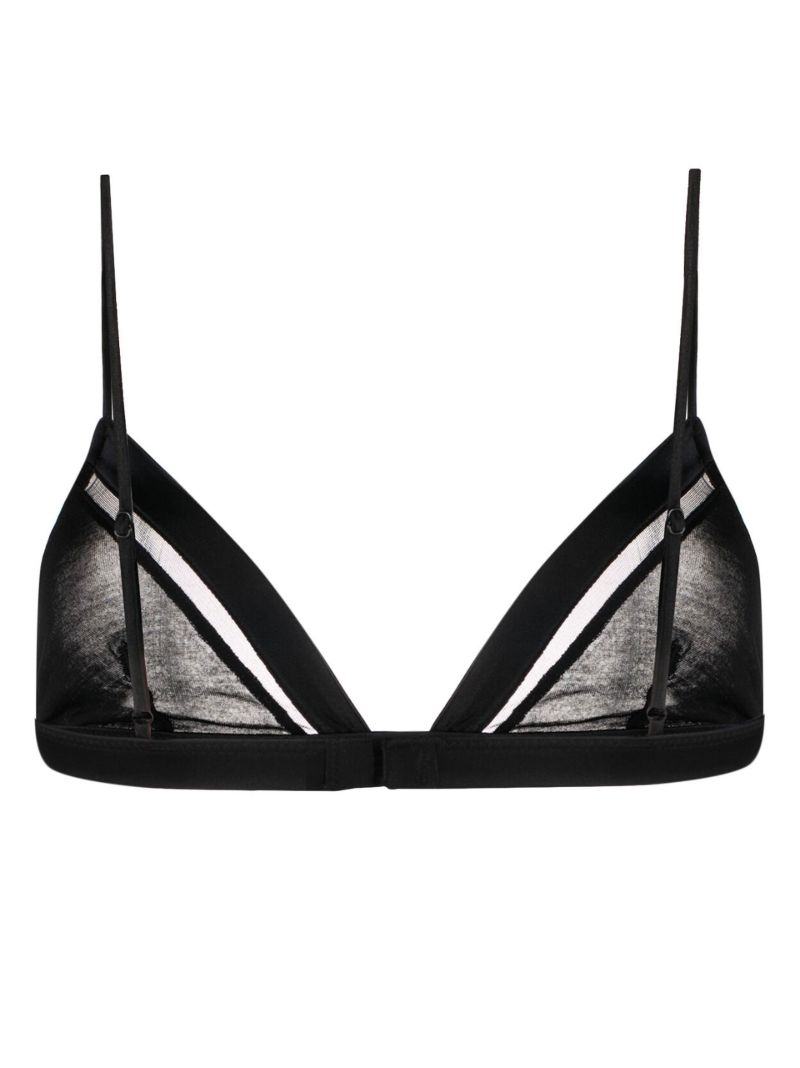 Black Soft Triangle Bra
