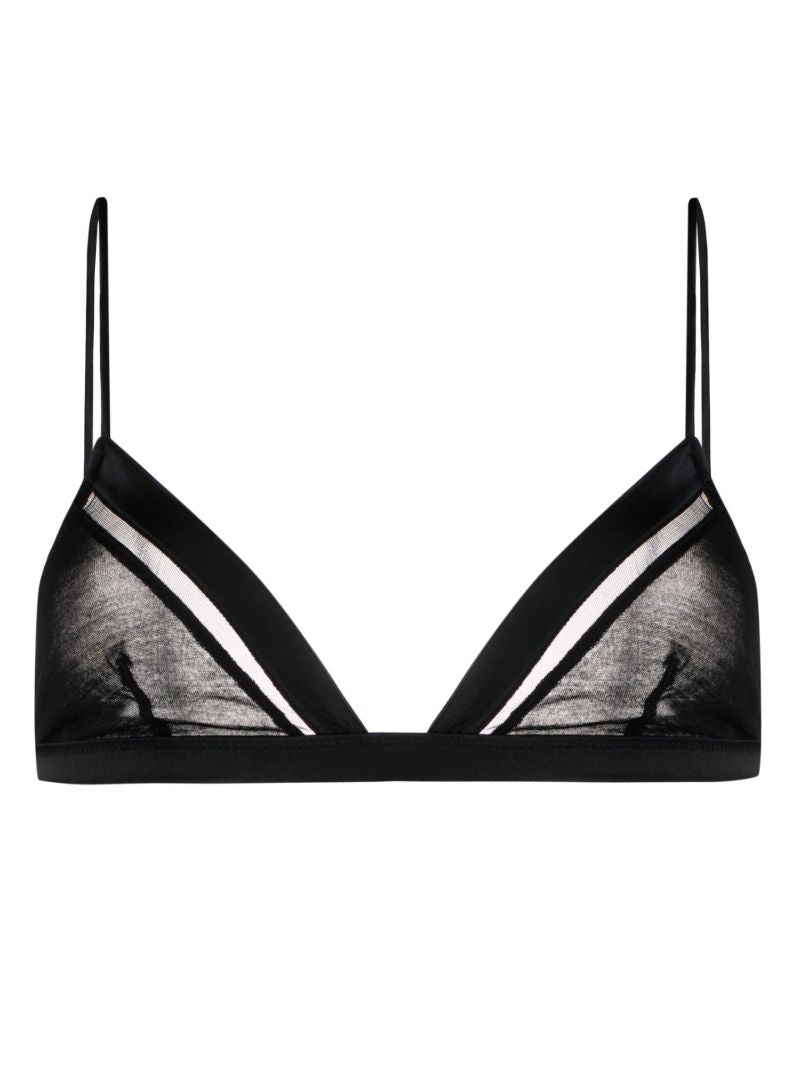 Black Soft Triangle Bra