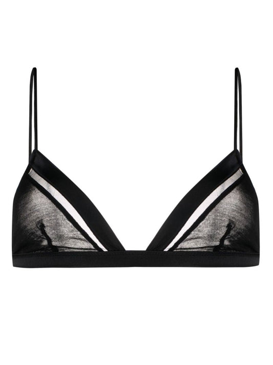 Black Soft Triangle Bra