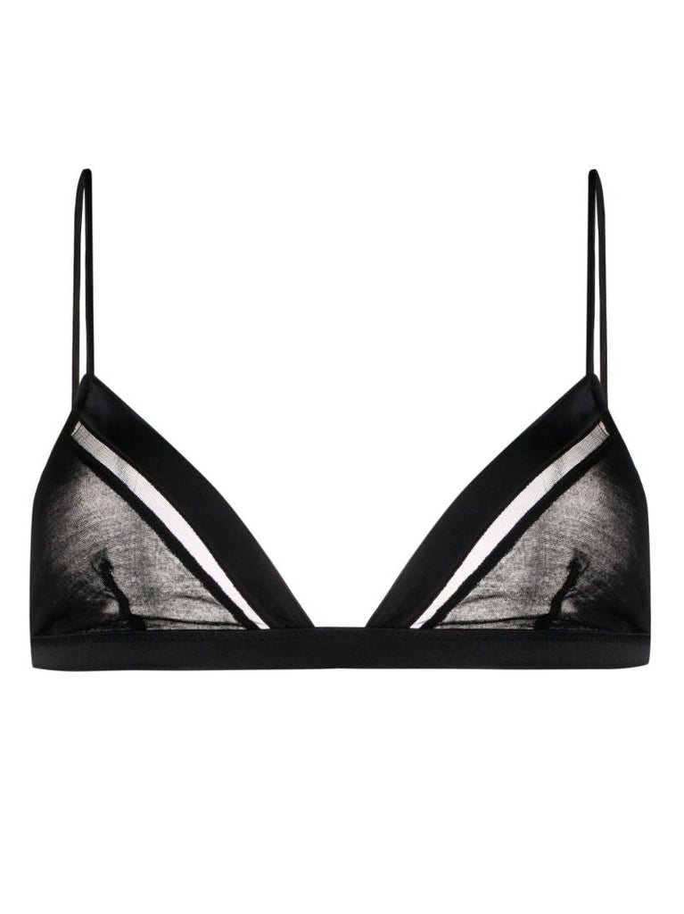 Black Soft Triangle Bra