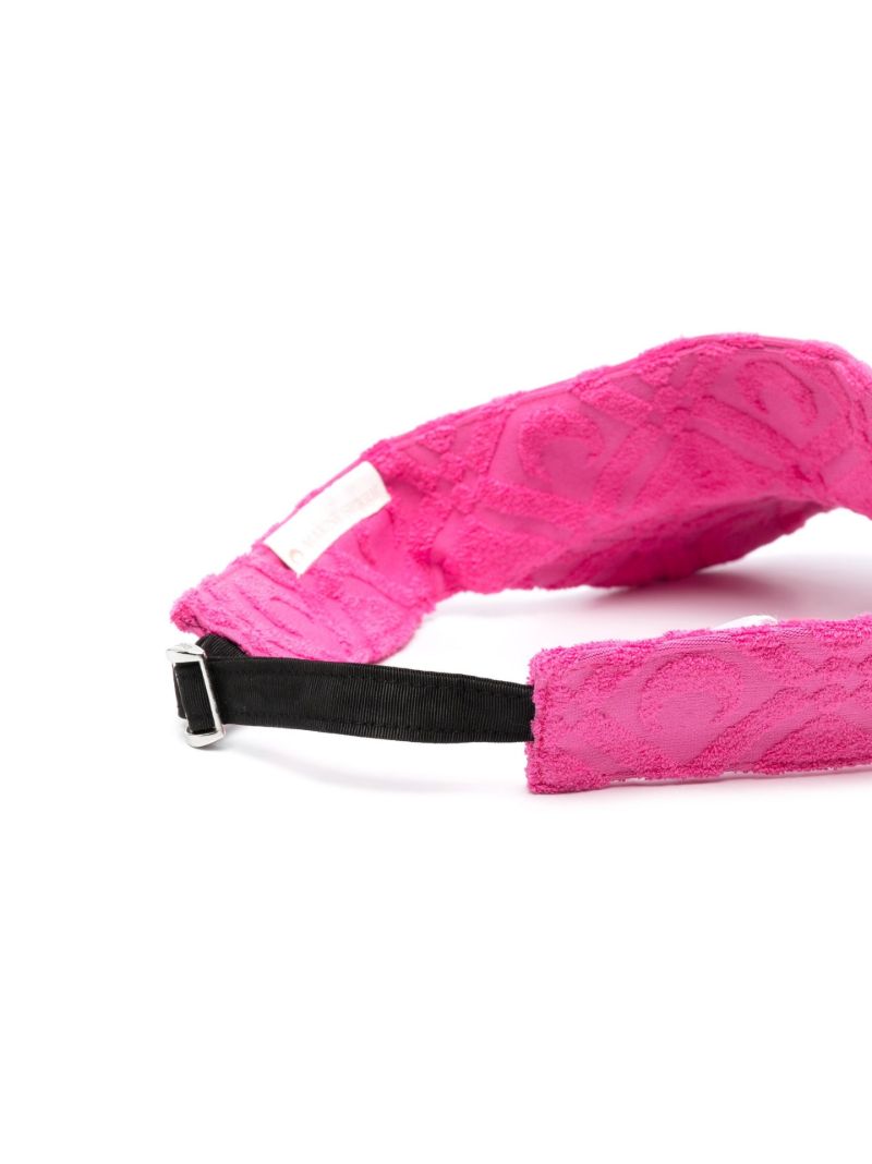 Pink Logo Jacquard Visor