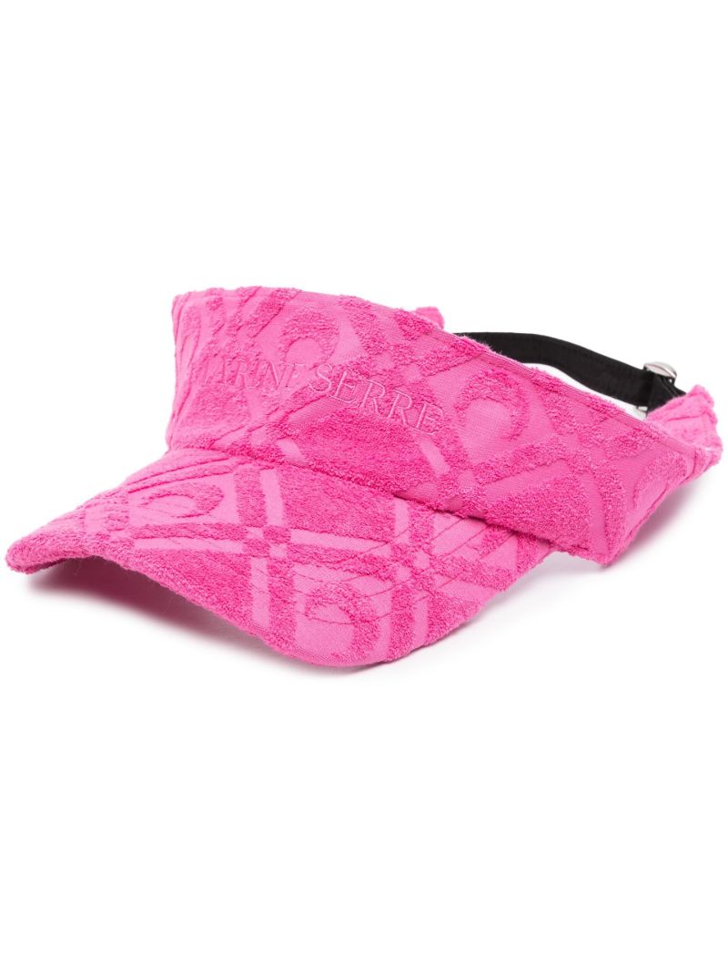 Pink Logo Jacquard Visor