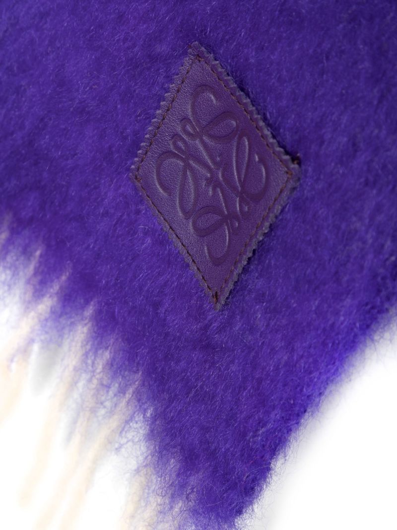 Purple Brushed Scarf