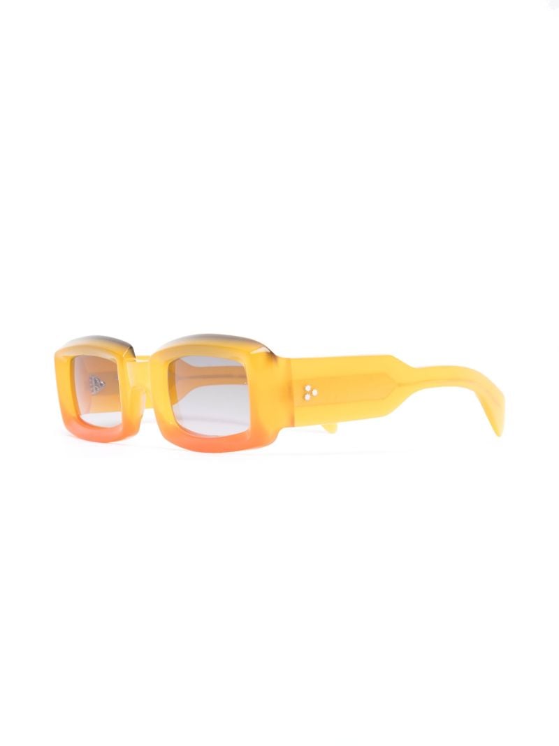 Orange Runaway Rectangle-frame Sunglasses