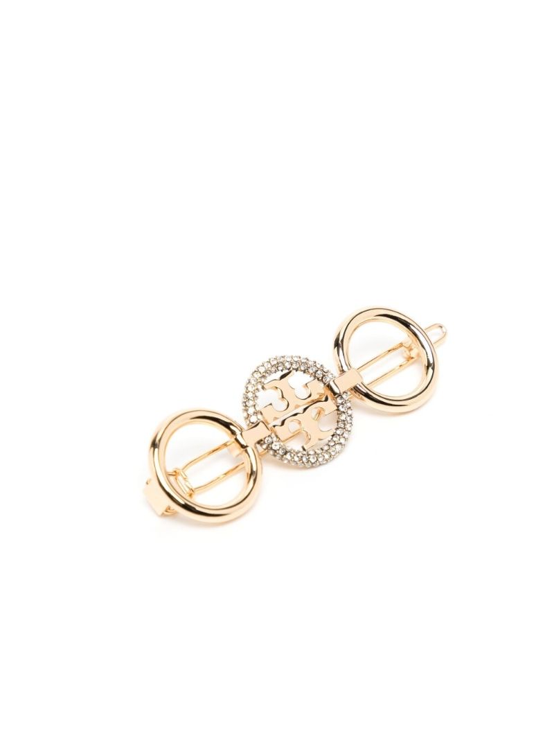 Gold-plated Miller Crystal-embellished Hair Barette