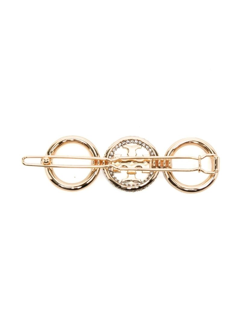 Gold-plated Miller Crystal-embellished Hair Barette