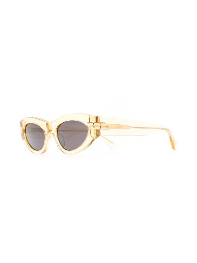 Yellow Oval Sunglasses