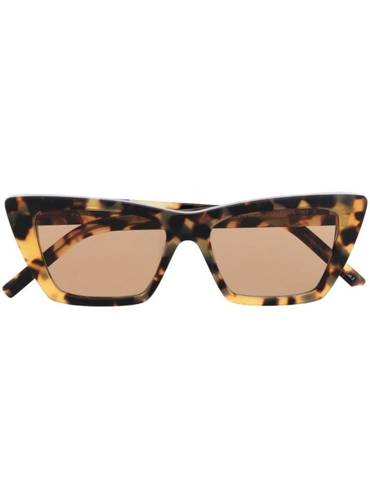 Brown Mica Tortoiseshell Cat Eye Sunglasses