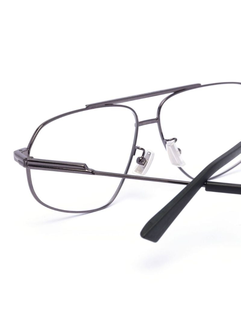 Metallic Aviator-style Optical Glasses