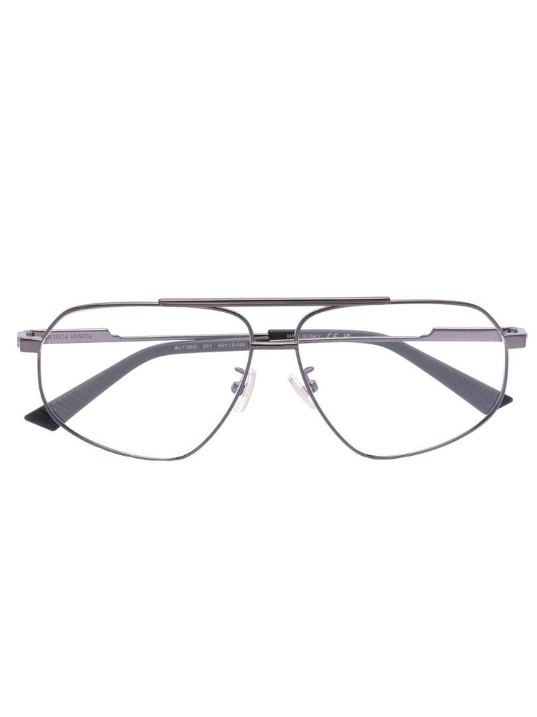 Metallic Aviator-style Optical Glasses