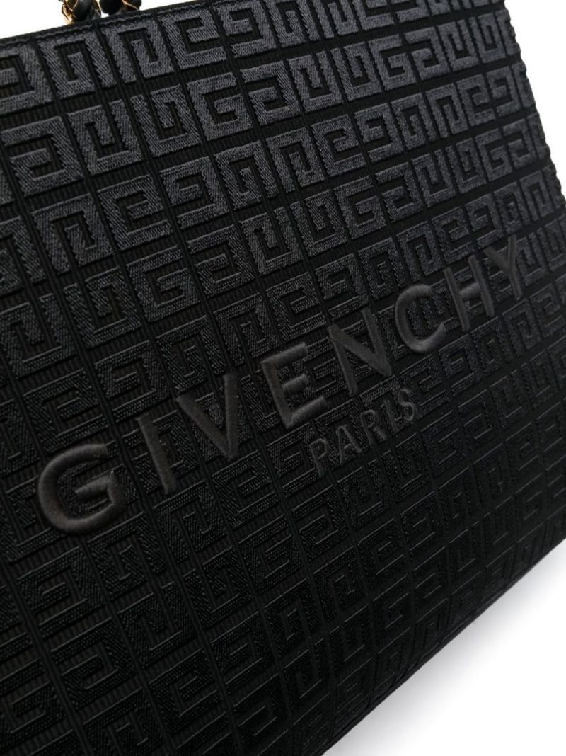 Black 4g Monogram Medium G Tote Bag