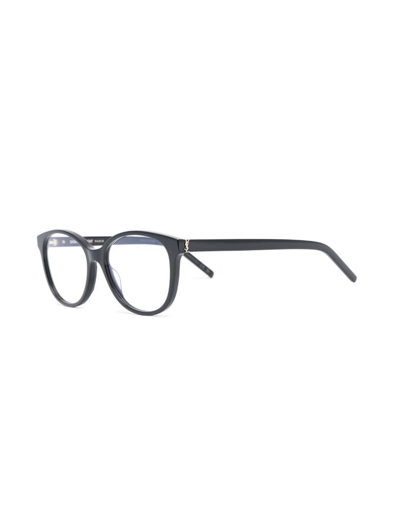 Black Round Frame Acetate Glasses