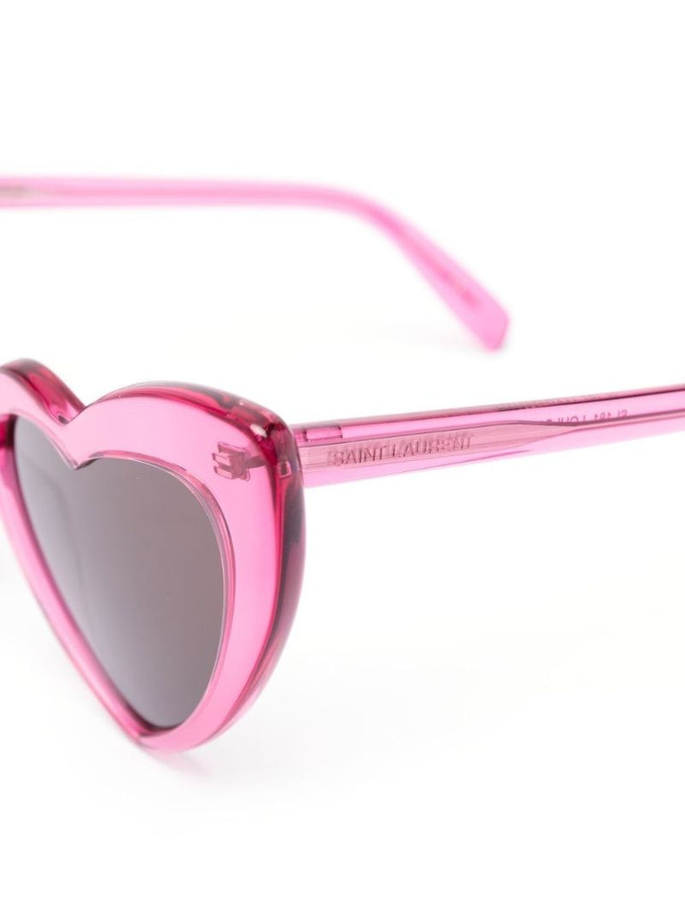 Pink Loulou Heart Sunglasses