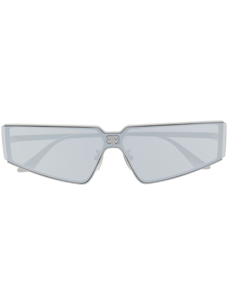 Silver-tone Shield 2.0 Sunglasses