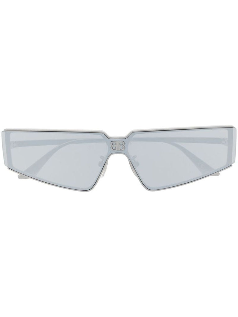 Silver-tone Shield 2.0 Sunglasses