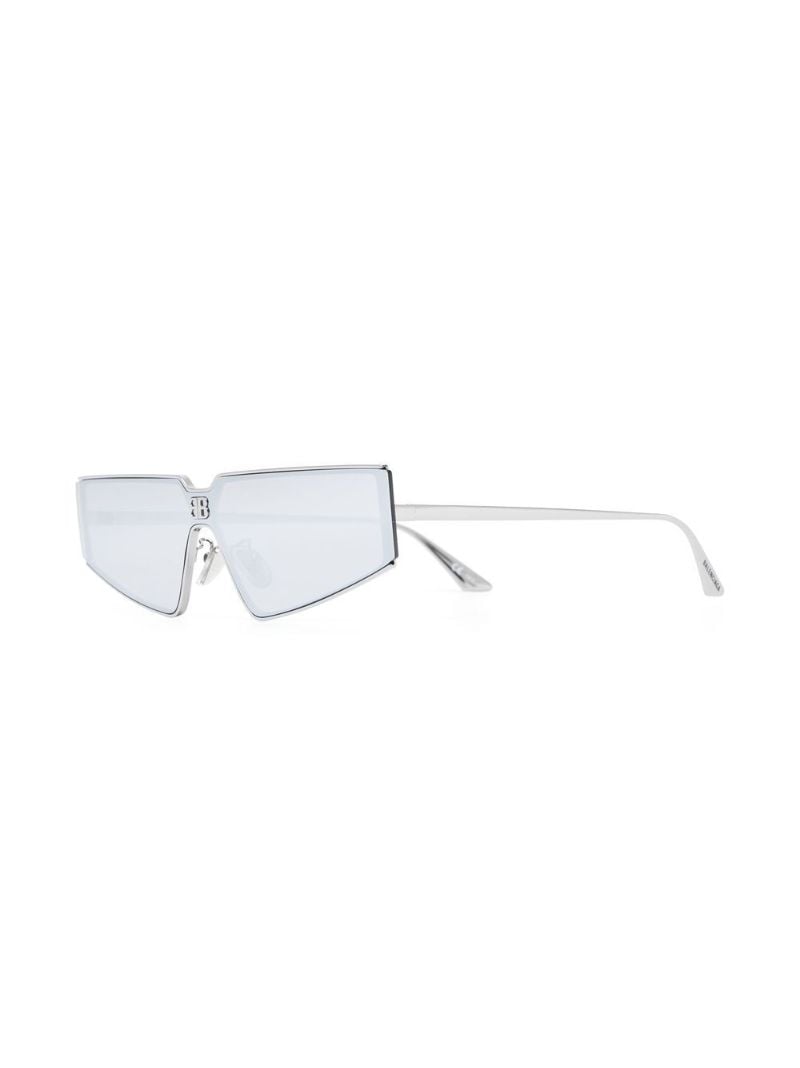 Silver-tone Shield 2.0 Sunglasses