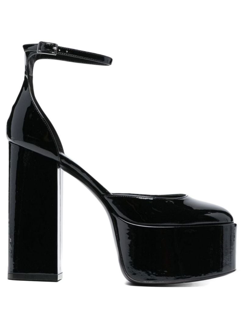 Black Dalilah 135 Patent Leather Pumps