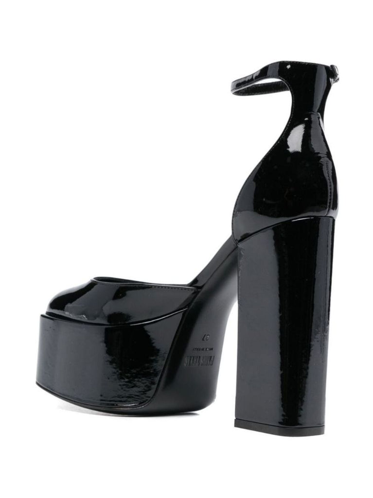 Black Dalilah 135 Patent Leather Pumps