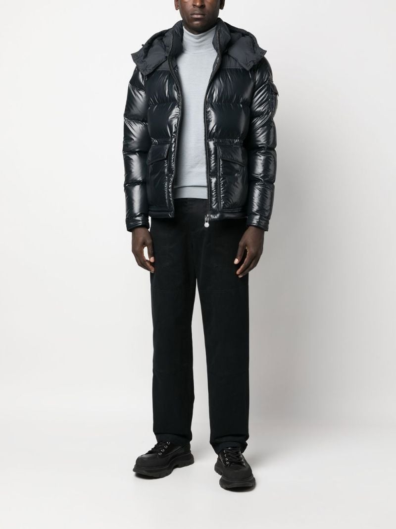 Black Short Puffer Jacket