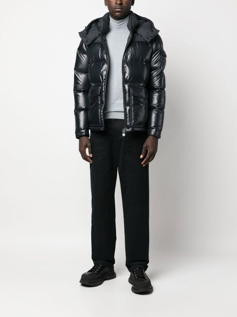 Black Short Puffer Jacket