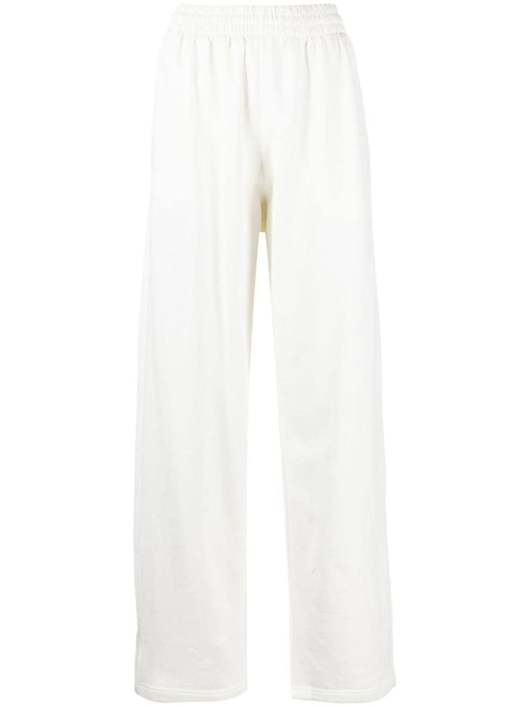 X Hailey Bieber White Wide-leg Track Pants