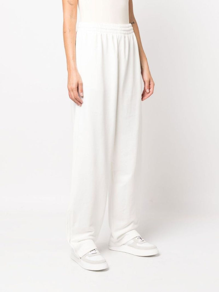 X Hailey Bieber White Wide-leg Track Pants