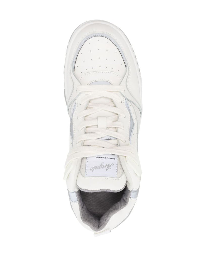 White Astro Leather Sneakers