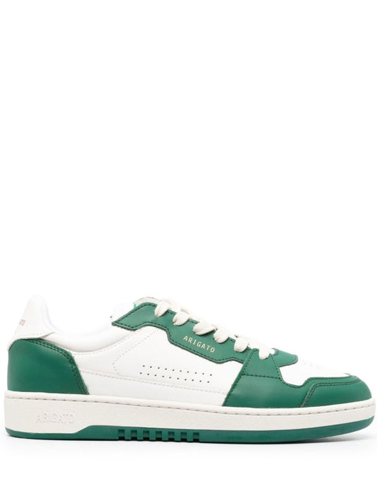 White Dice Lo Leather Sneakers